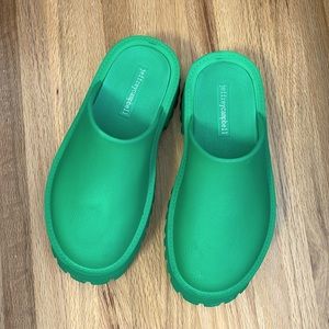 Jeffrey Campbell Green Clogs